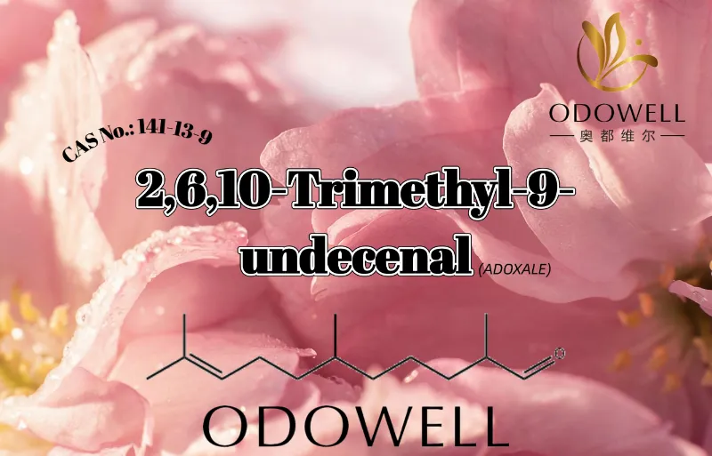 ODOWELL anbefaler 2,6,10-Trimethyl-9-undecenal til anvendelser med friske aldehydiske blomster og vandige dufter